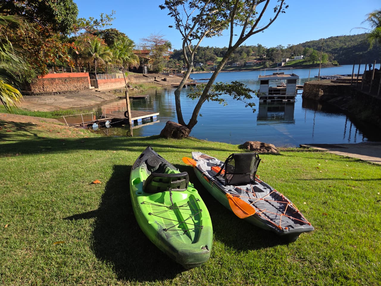 Caiaque — Vila Angra Doce, Represa de Chavantes